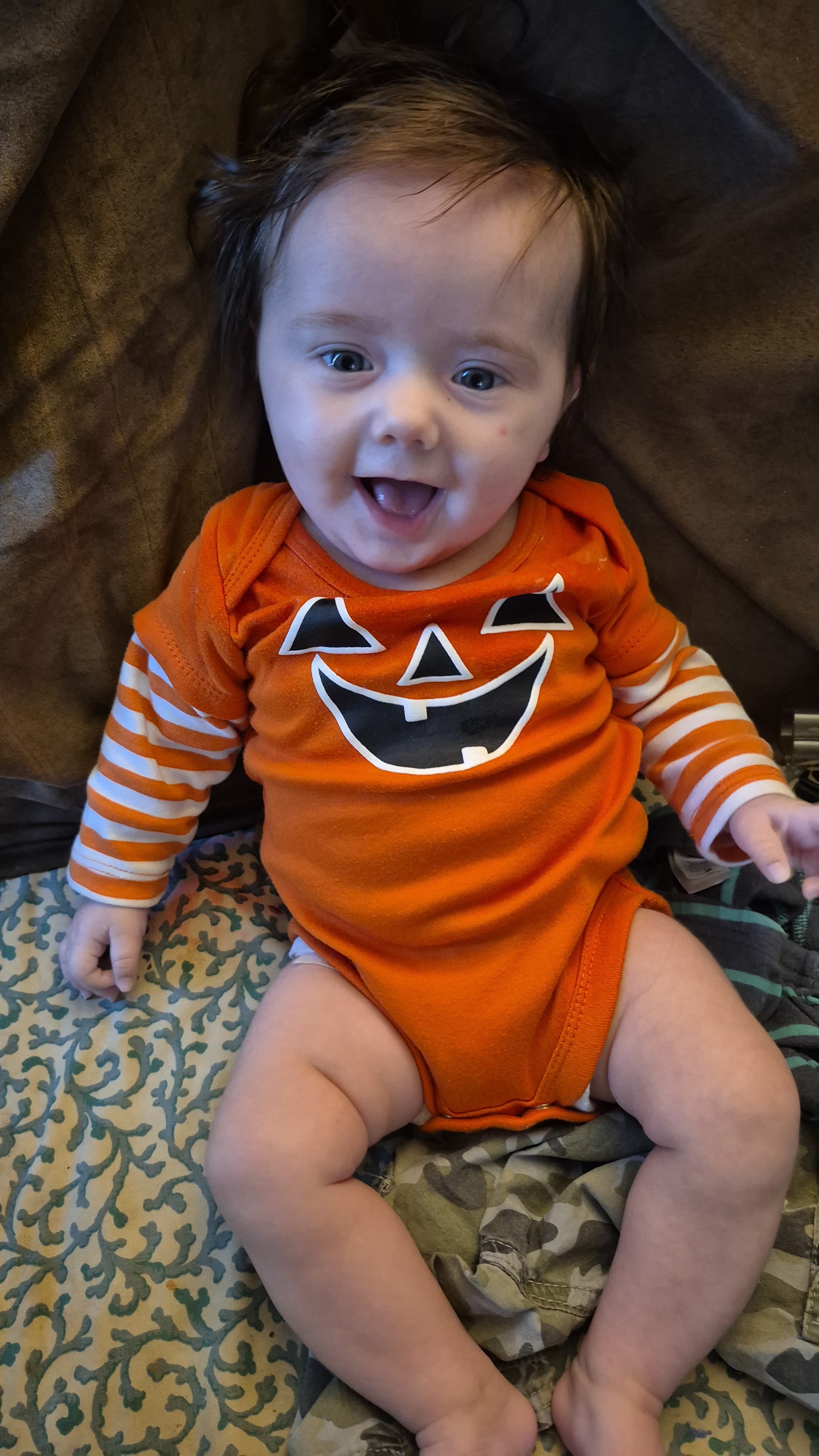 Alicia on the couch with Bean