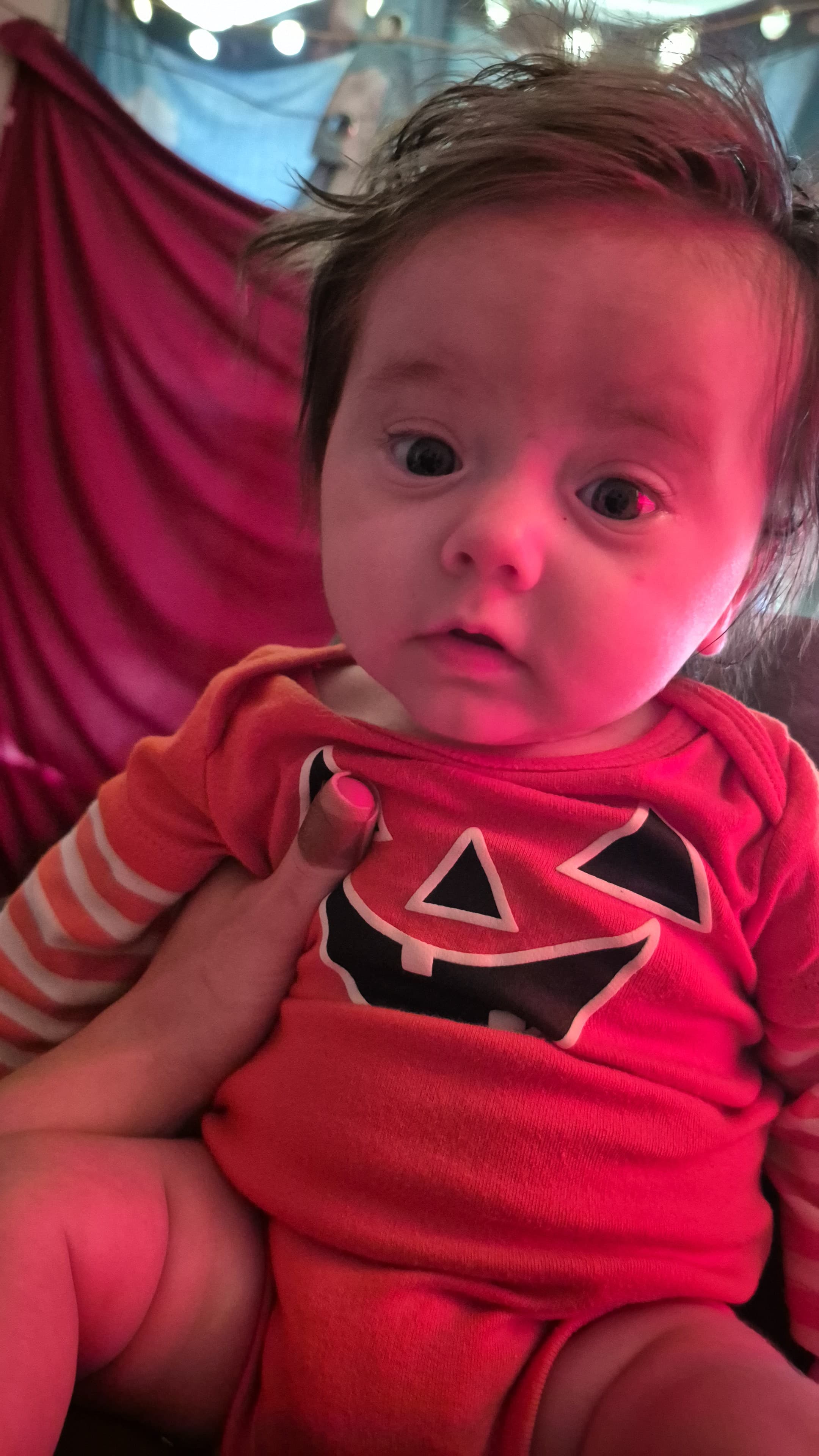 Alicia's first and only Halloween as a strawberry